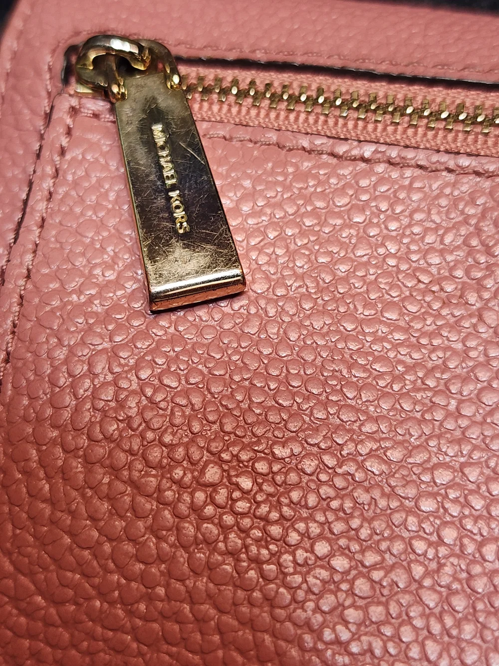 Michael Kors sleek pebbled